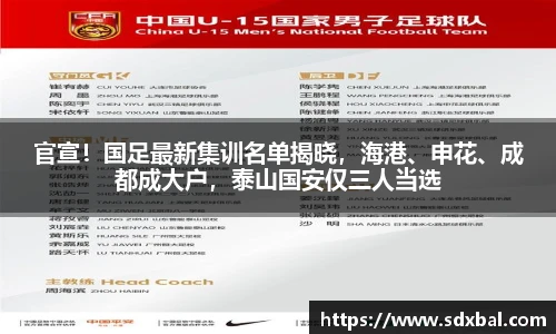 官宣！国足最新集训名单揭晓，海港、申花、成都成大户，泰山国安仅三人当选